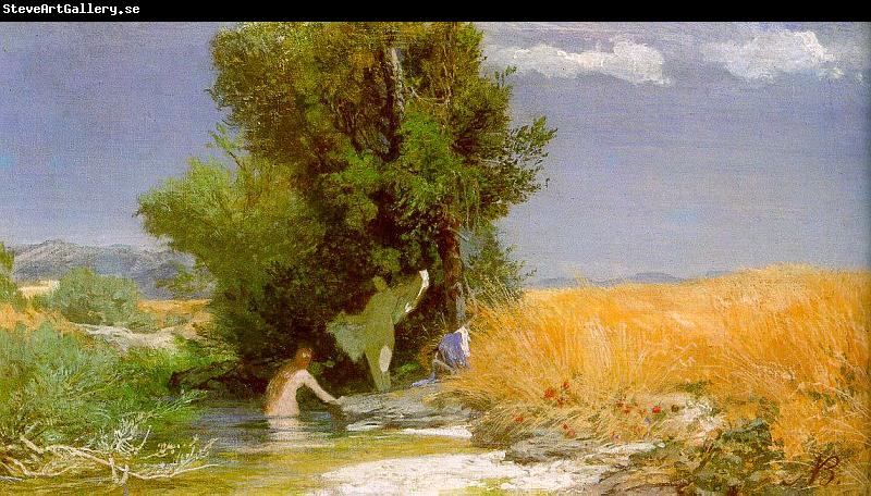 Arnold Bocklin Nymphs Bathing